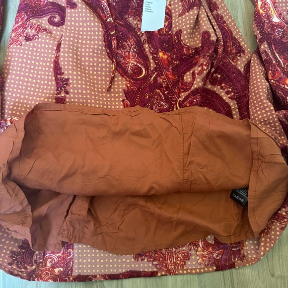 NEW Urban Outfitters Vivienne Printed Long Sleeve Mini Dress Size Small - Picture 7 of 9